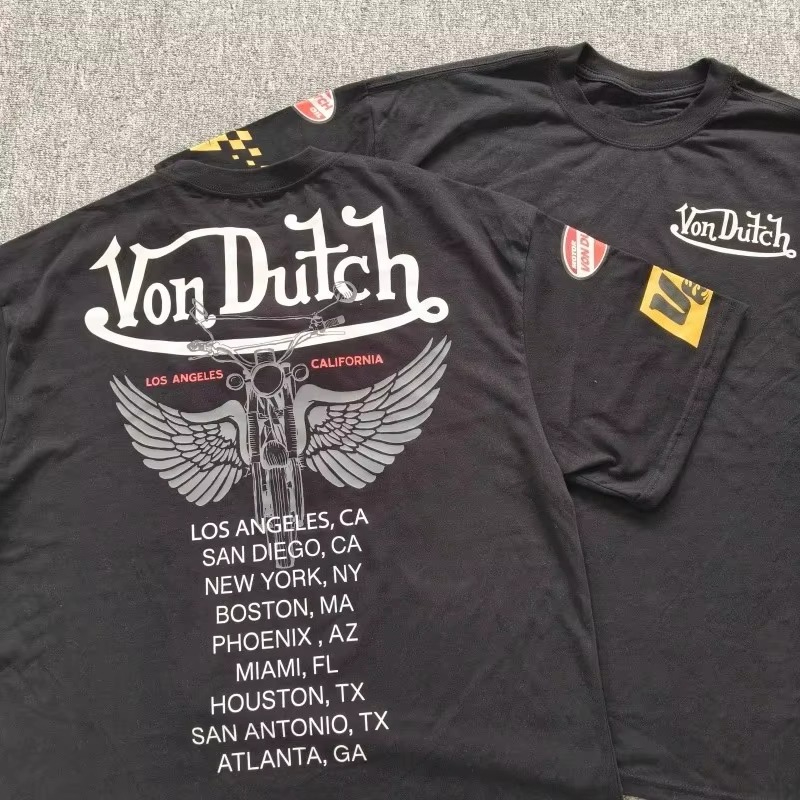 Streetwear Brand Graphics - City Motorcycle Culture Trend Brand T-Shirt