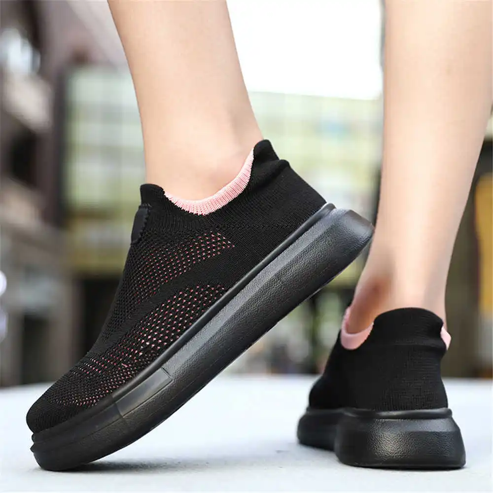 Streetwear Brand Vietnam - Platform Stockings Brown Shoes For Woman