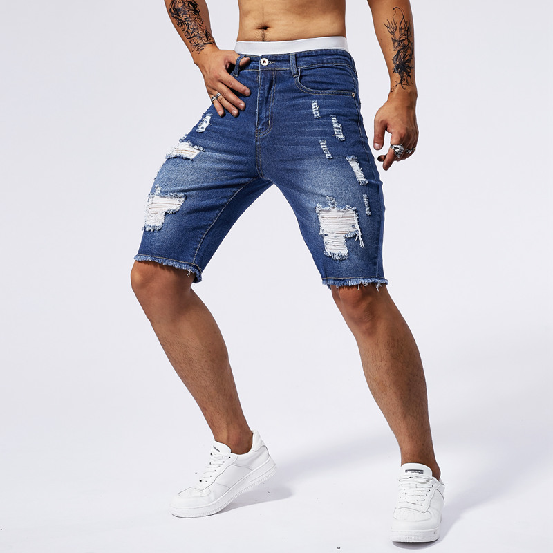 2025 Summer New Men's Ripped D - Streetwear Brand China recension och pris