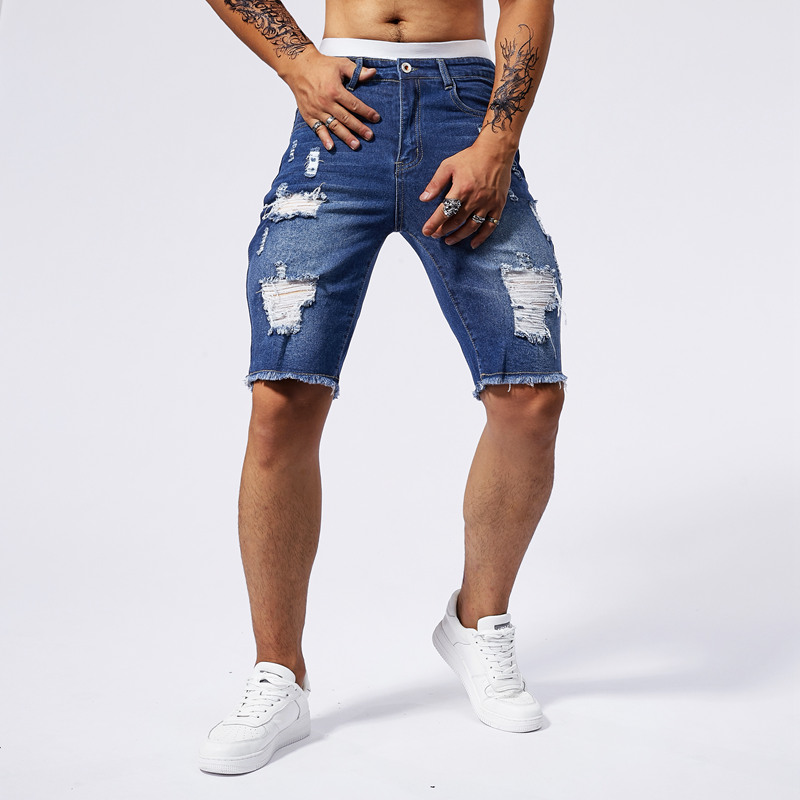 2025 Summer New Men's Ripped D - Streetwear Brand China recension och pris