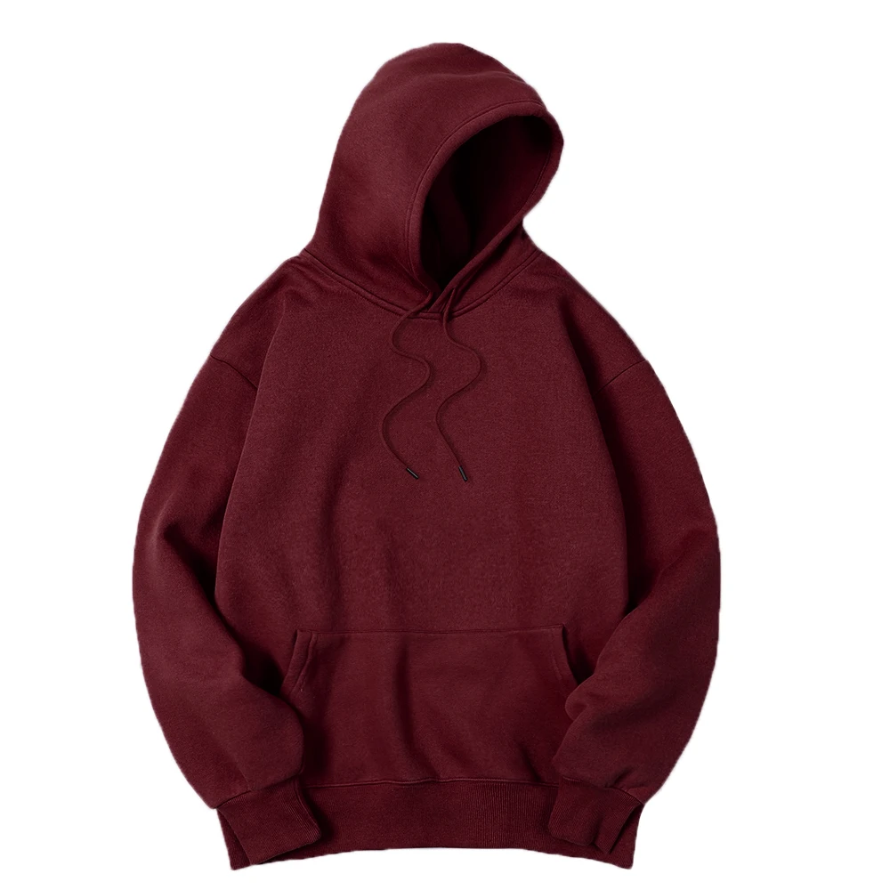Men's Solid Color Hooded Sweat - Streetwear Brands 2026 recension och pris