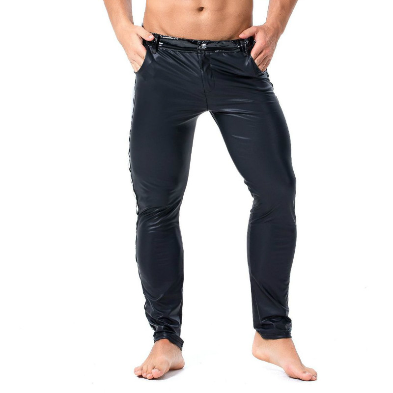 S-XXL Brand Men Leather Rivet  - Streetwear Brand China recension och pris