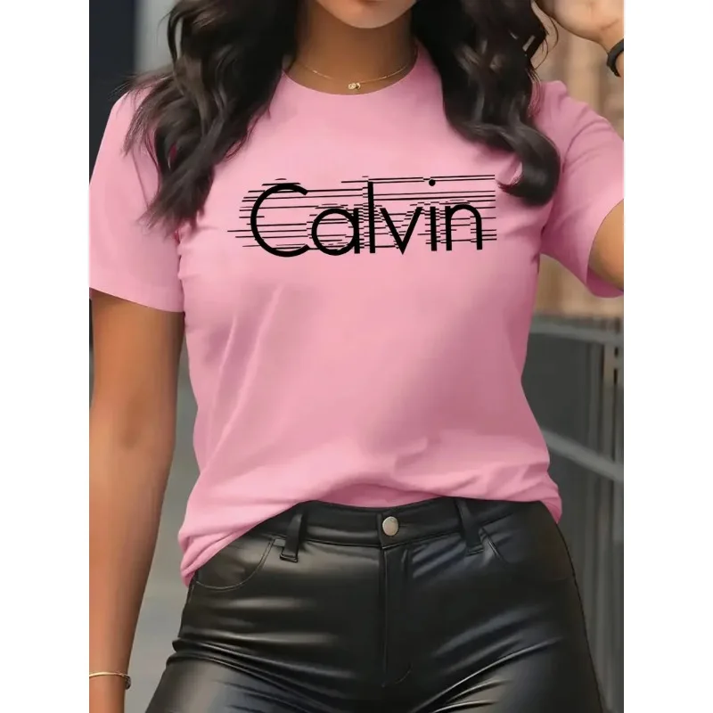 Calvin Women's T-Shirt Leisure - Streetwear Brand Shirts recension och pris