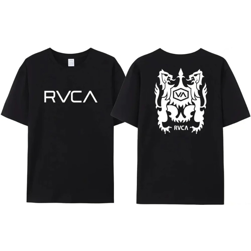 RVCA T Shirt Men Women Black T - Streetwear Brand Designer recension och pris