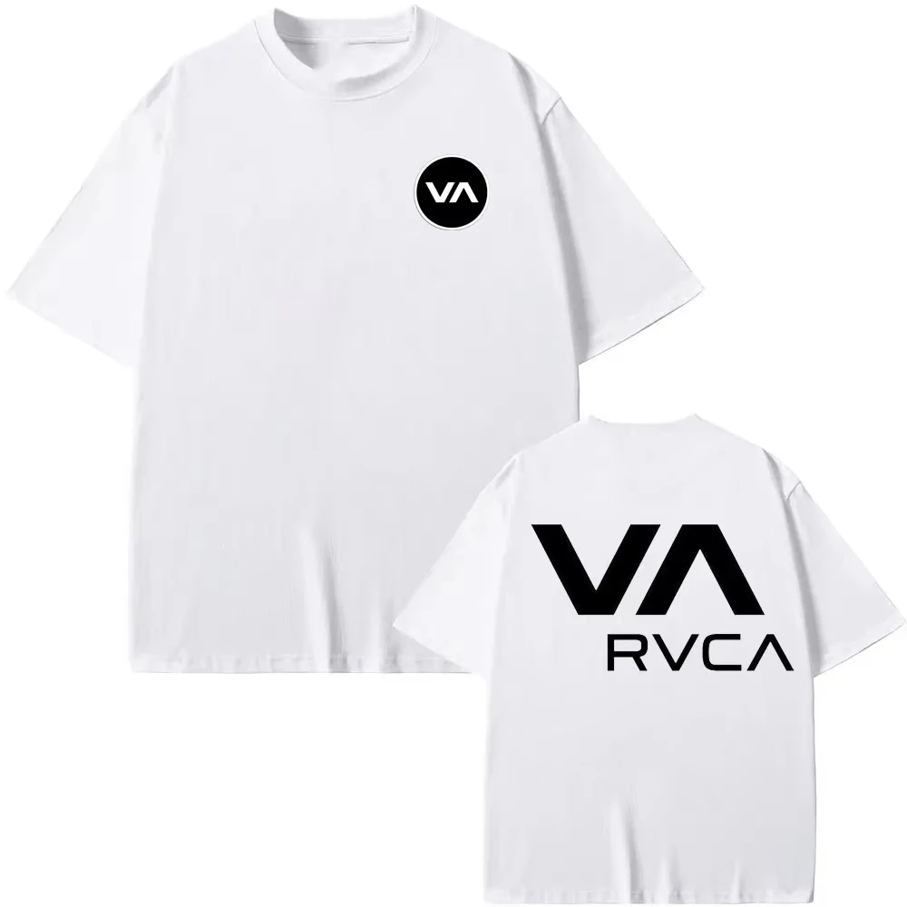 RVCA T Shirt Black Tee Summer  - Streetwear Brand Shirts recension och pris
